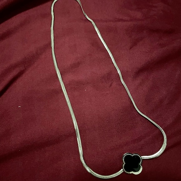 925 Alhambra silver necklace set - Picture 5 of 11